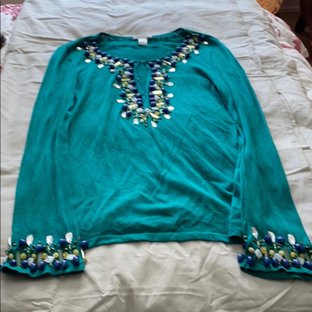 Harolds bejeweled blouse